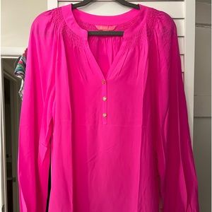 Lilly Pulitzer XL Hot Pink top
